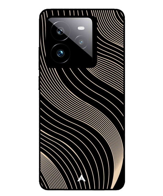 Stripe Pattern 13 Metal Back Cover Phone Case for Realme GT 7 Pro