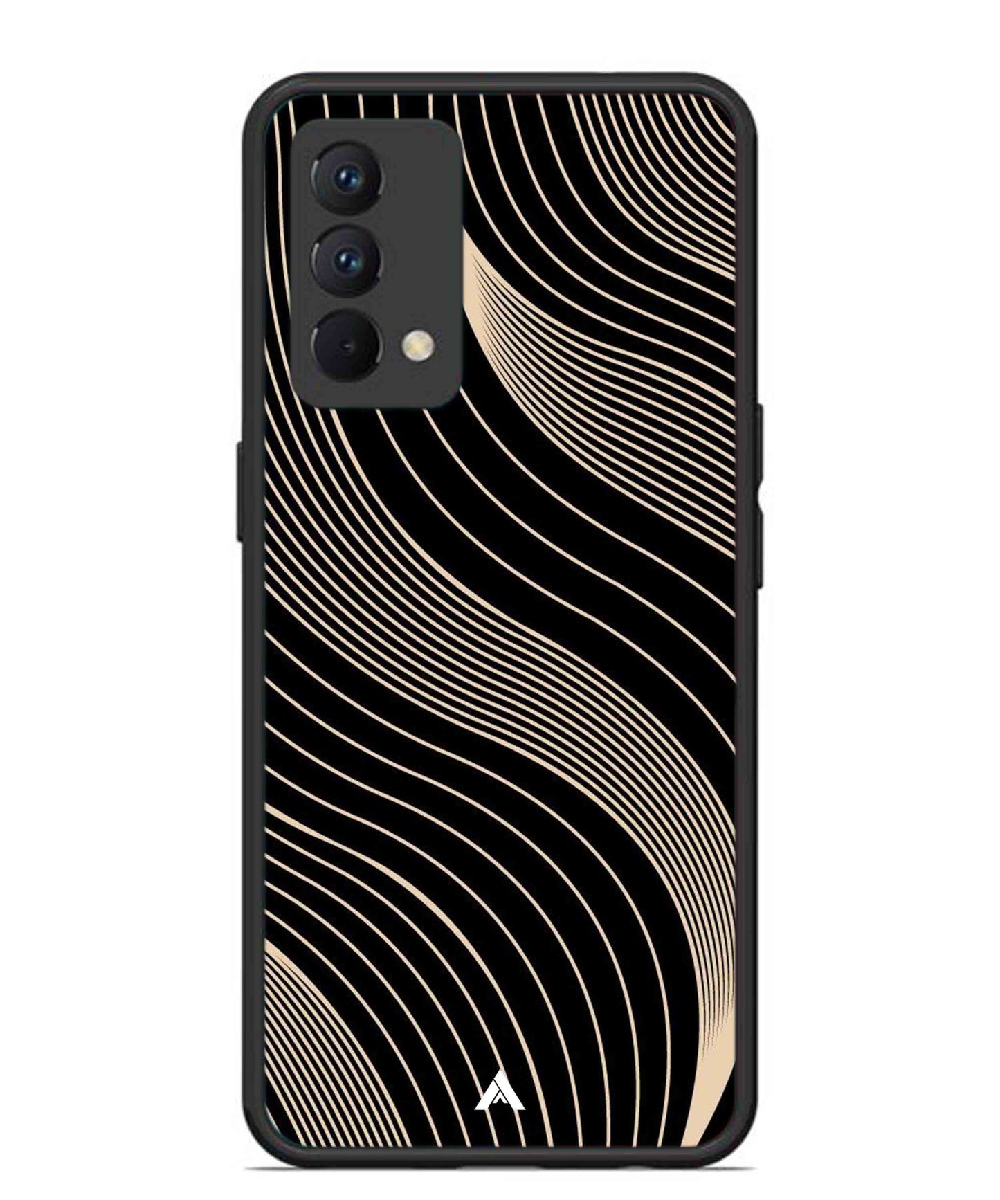 Stripe Pattern 13 Metal Back Cover Phone Case for Realme GT Master Edition