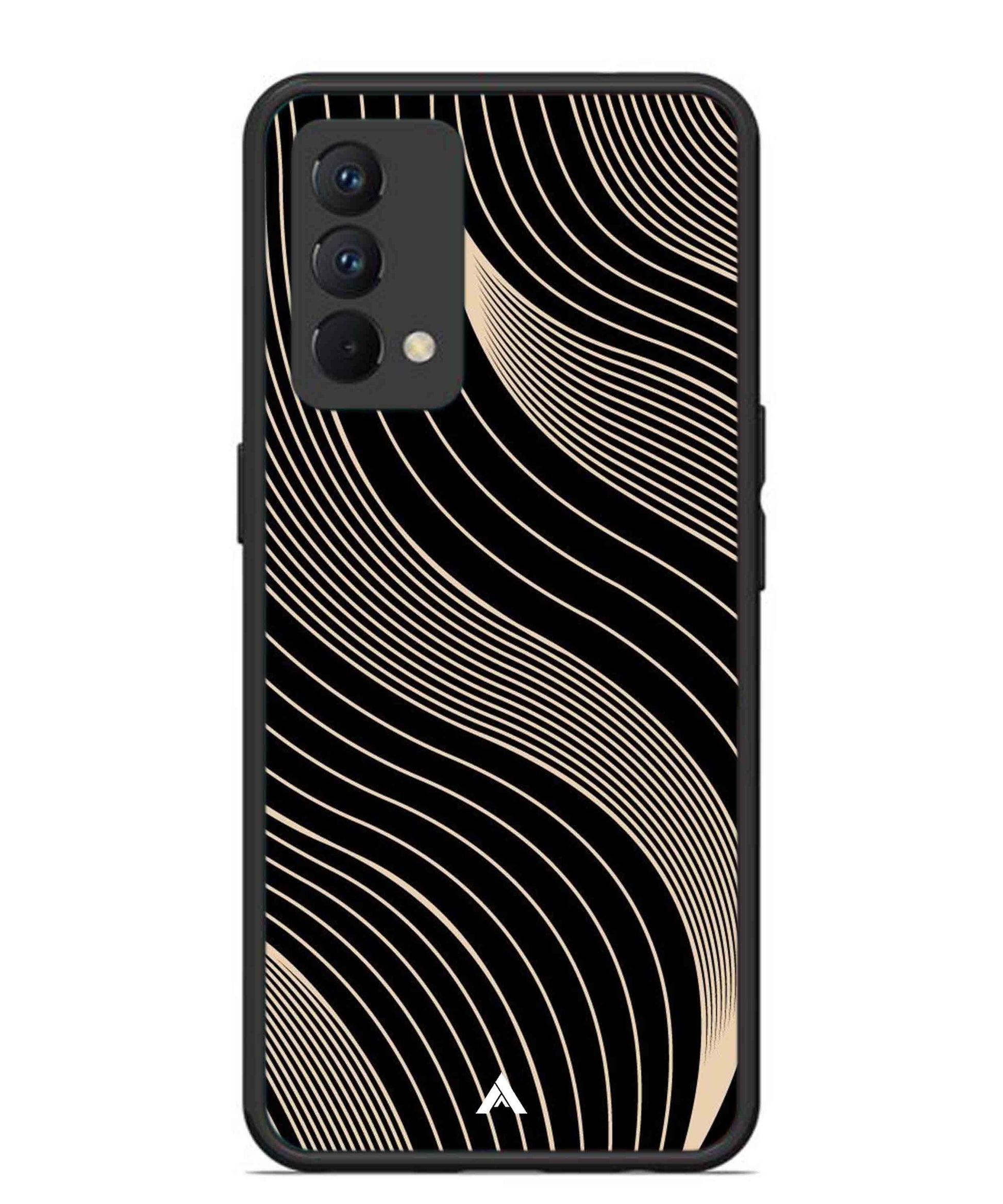 Stripe Pattern 13 Metal Back Cover Phone Case for Realme GT Master Edition