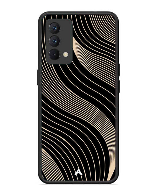 Stripe Pattern 13 Metal Back Cover Phone Case for Realme GT Master Edition