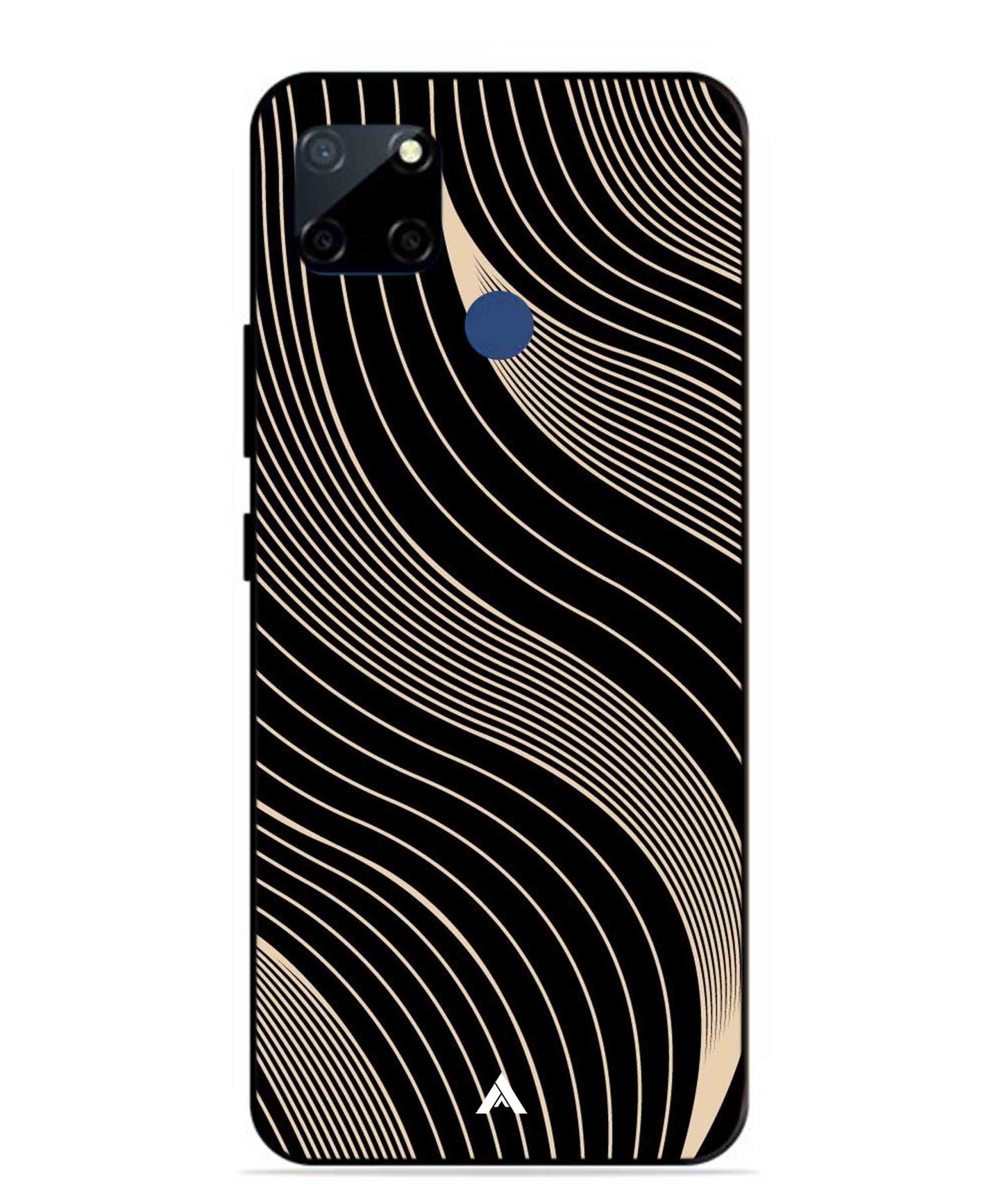 Stripe Pattern 13 Metal Back Cover Phone Case for Realme Narzo 20
