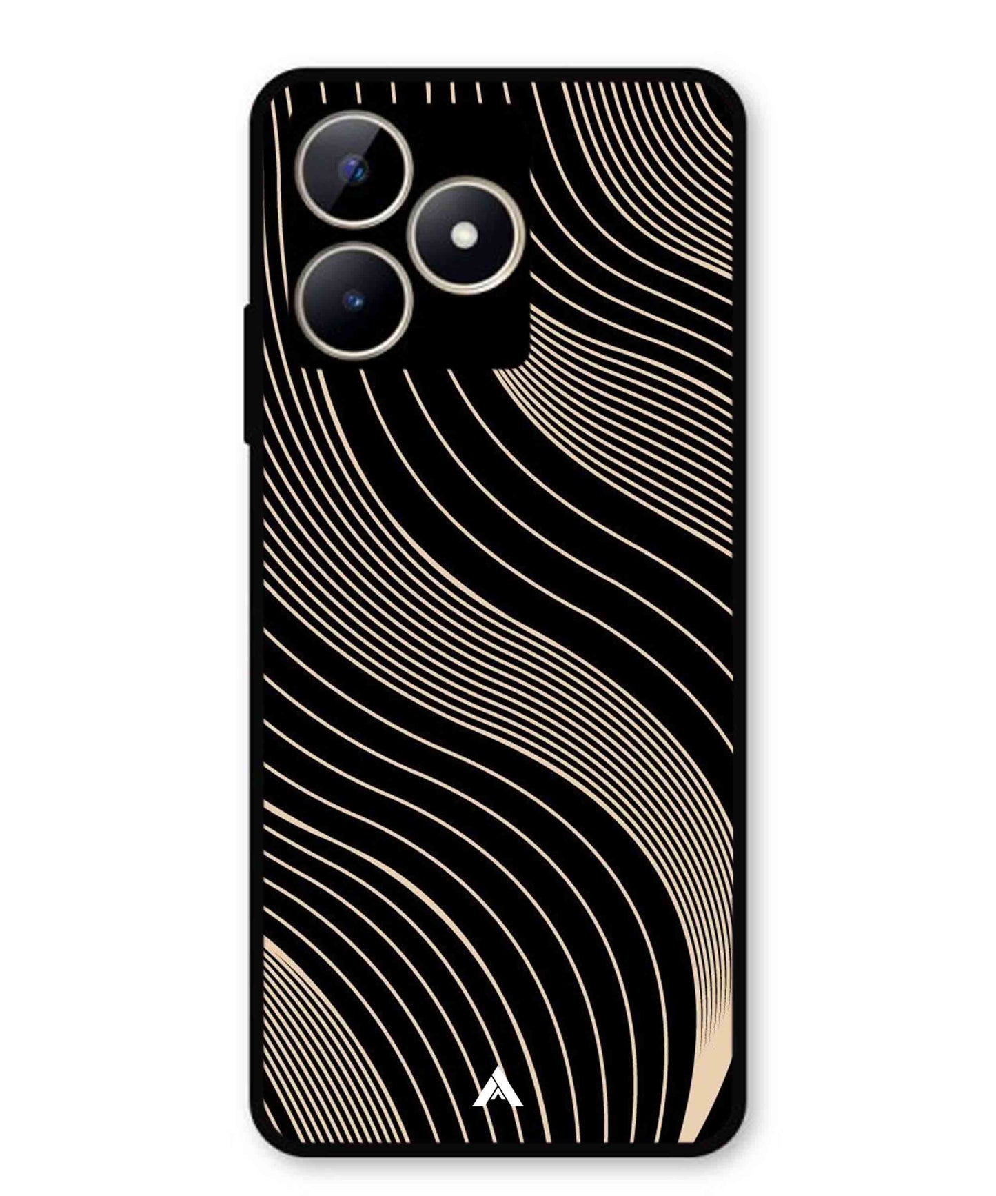 Stripe Pattern 13 Metal Back Cover Phone Case for Realme Narzo N53