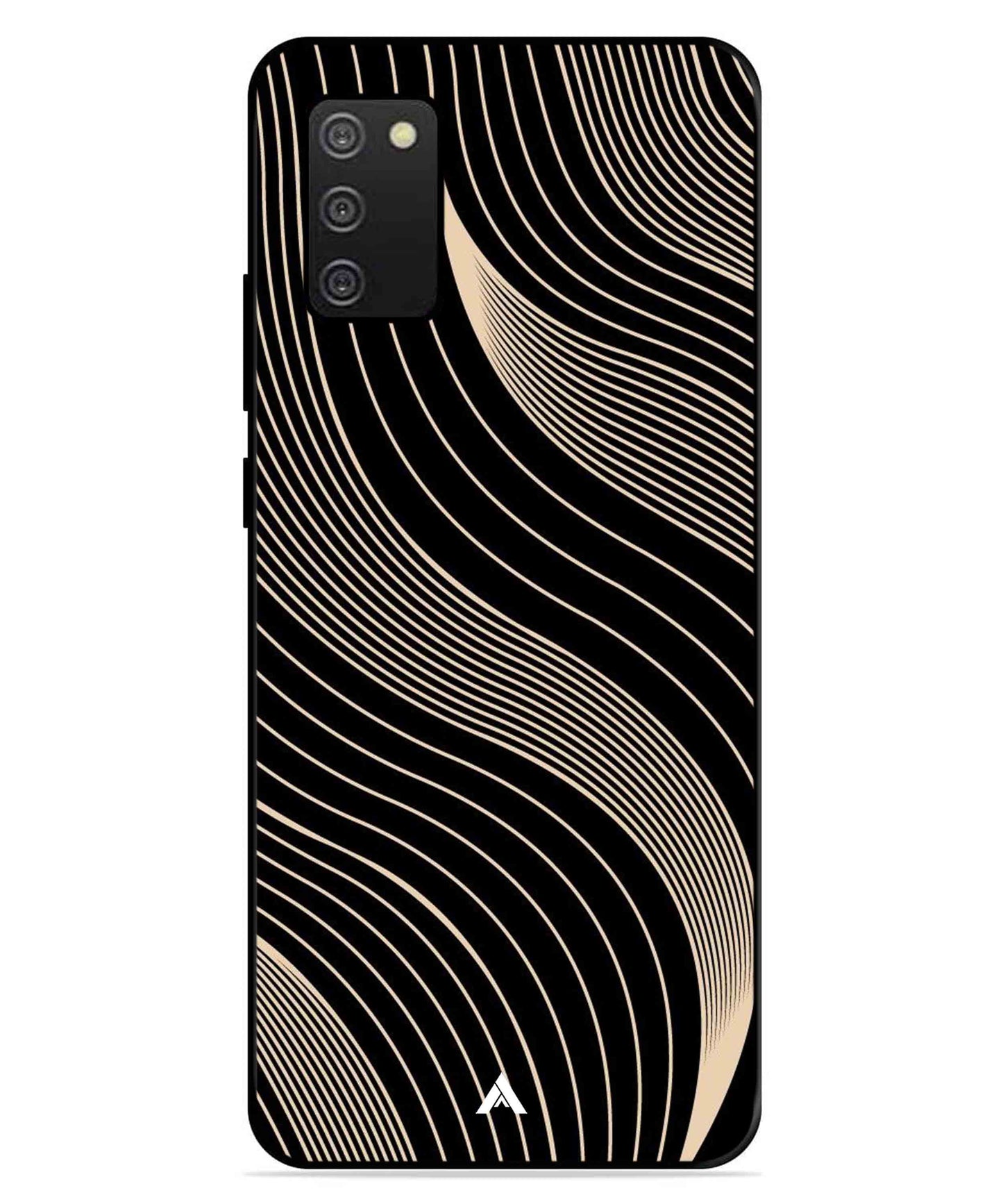 Stripe Pattern 13 Metal Back Cover Phone Case for Samsung Galaxy A03s