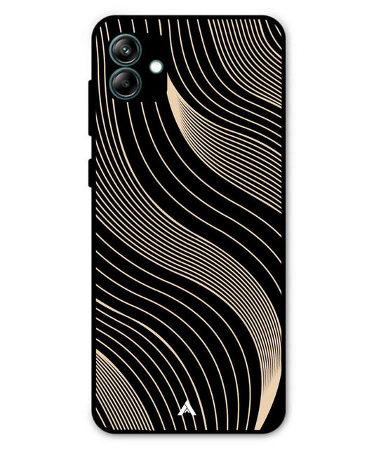 Stripe Pattern 13 Metal Back Cover Phone Case for Samsung Galaxy A04