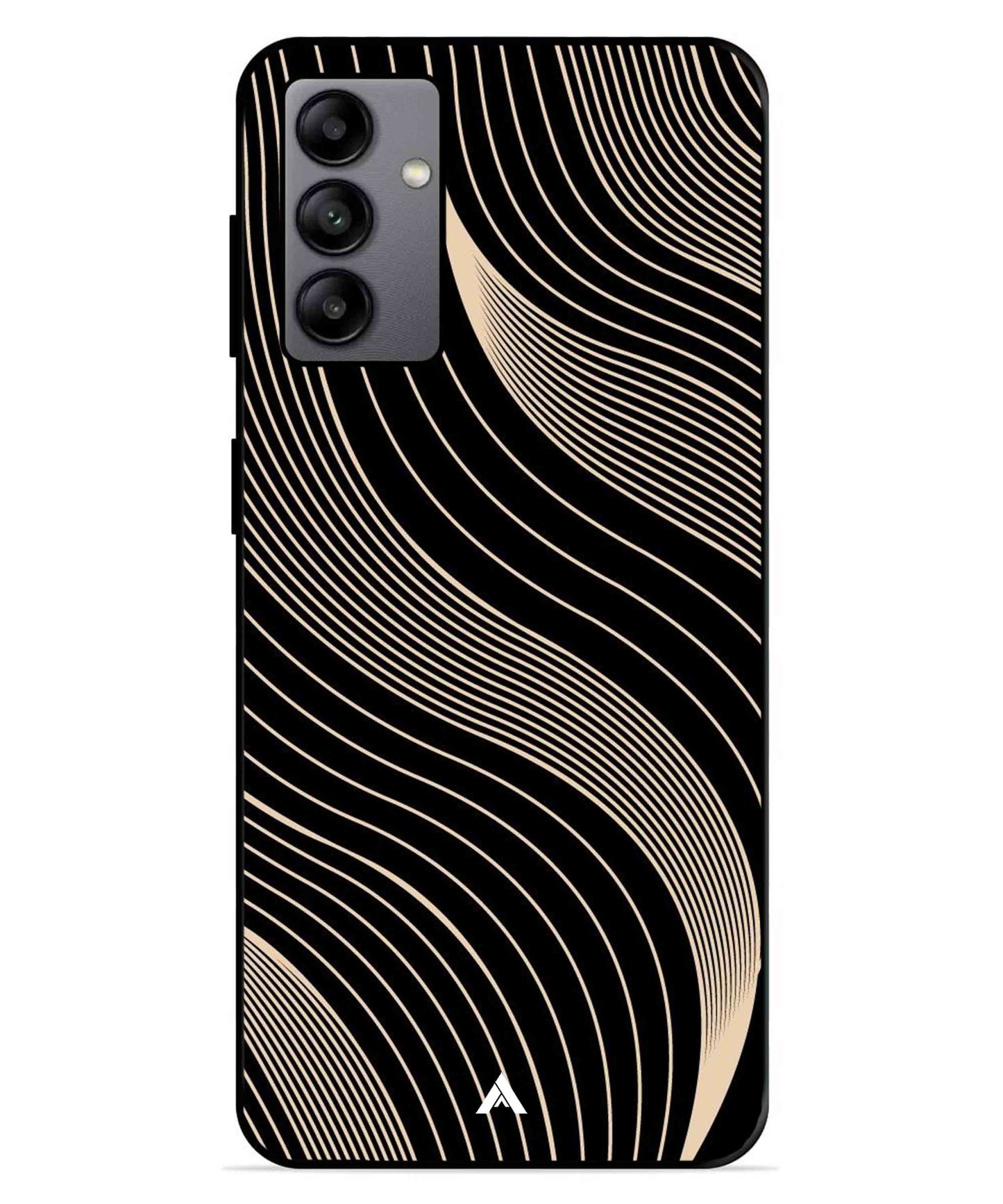 Stripe Pattern 13 Metal Back Cover Phone Case for Samsung Galaxy A04s