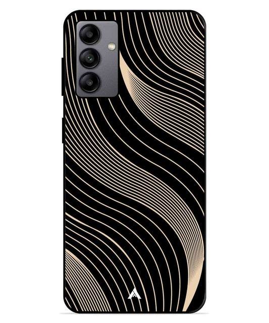 Stripe Pattern 13 Metal Back Cover Phone Case for Samsung Galaxy A04s
