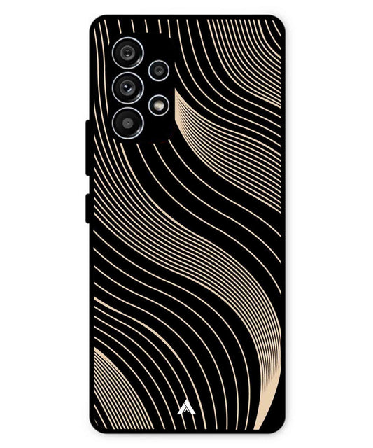 Stripe Pattern 13 Metal Back Cover Phone Case for Samsung Galaxy A53
