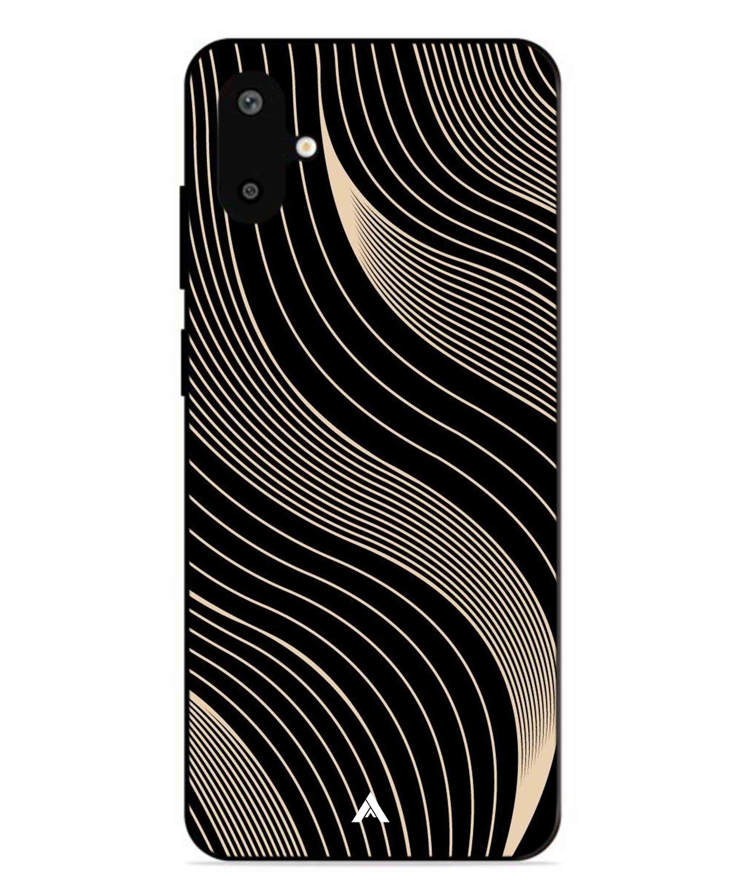 Stripe Pattern 13 Metal Back Cover Phone Case for Samsung Galaxy F06