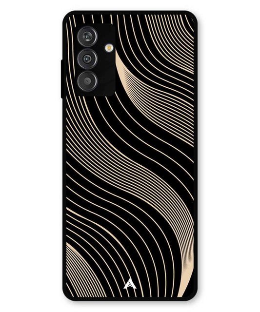 Stripe Pattern 13 Metal Back Cover Phone Case for Samsung Galaxy F14