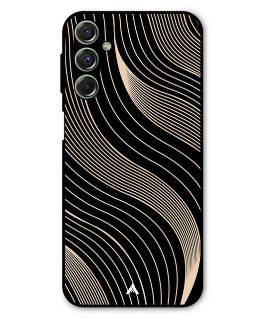 Stripe Pattern 13 Metal Back Cover Phone Case for Samsung Galaxy F54