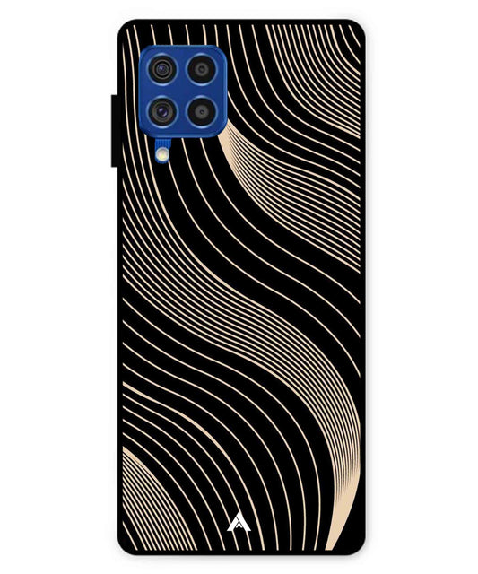 Stripe Pattern 13 Metal Back Cover Phone Case for Samsung Galaxy F62