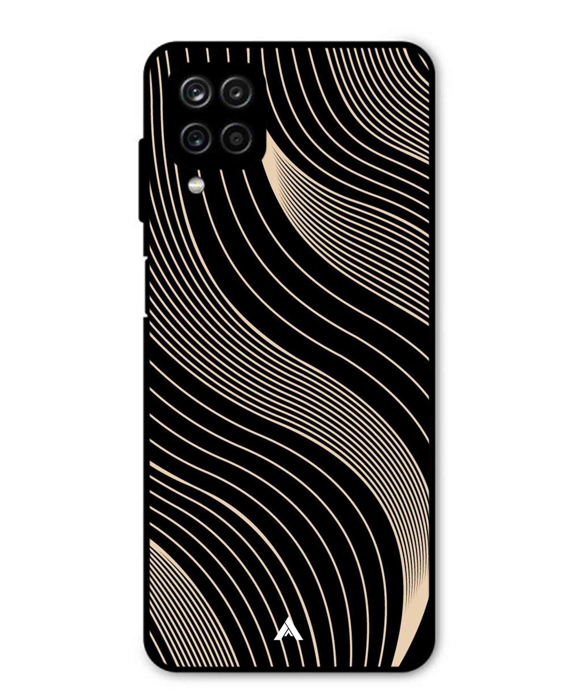 Stripe Pattern 13 Metal Back Cover Phone Case for Samsung Galaxy M12