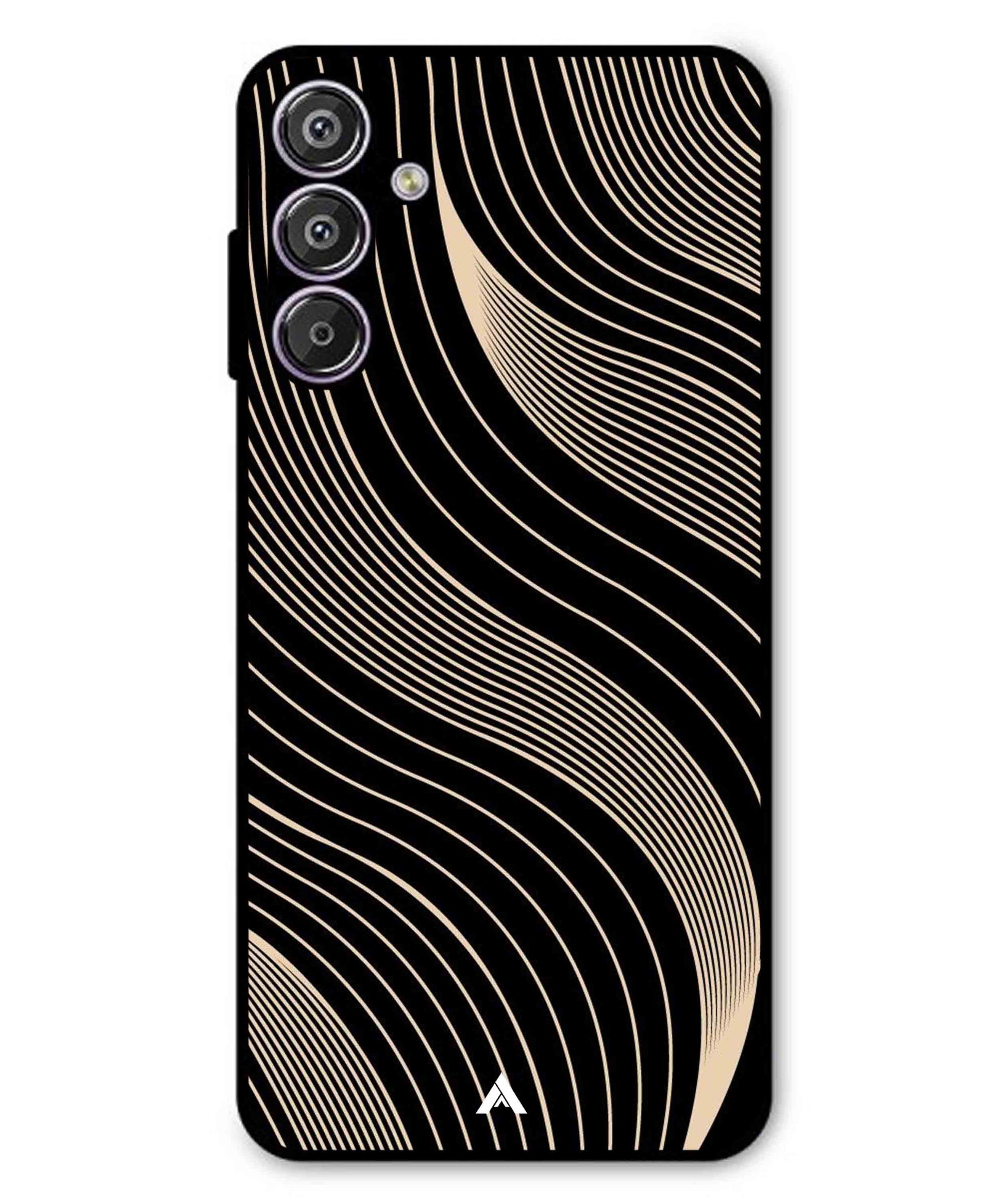 Stripe Pattern 13 Metal Back Cover Phone Case for Samsung Galaxy M15