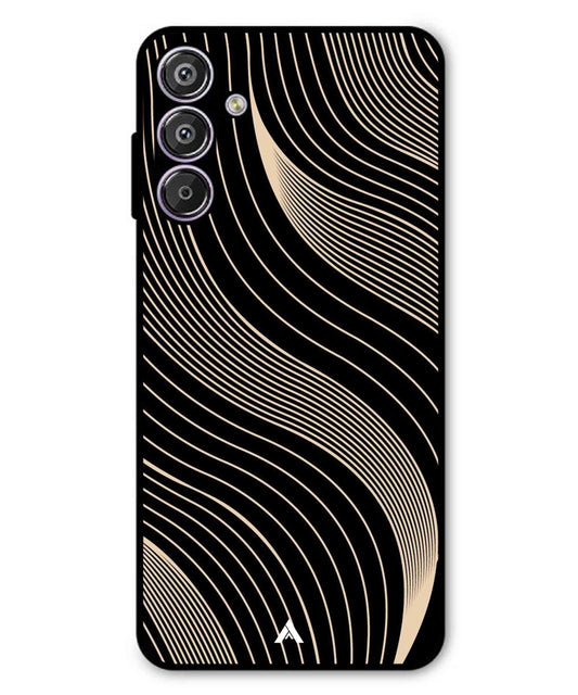 Stripe Pattern 13 Metal Back Cover Phone Case for Samsung Galaxy M15