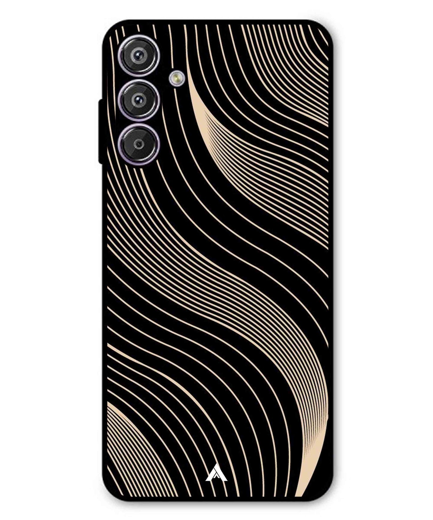 Stripe Pattern 13 Metal Back Cover Phone Case for Samsung Galaxy M16