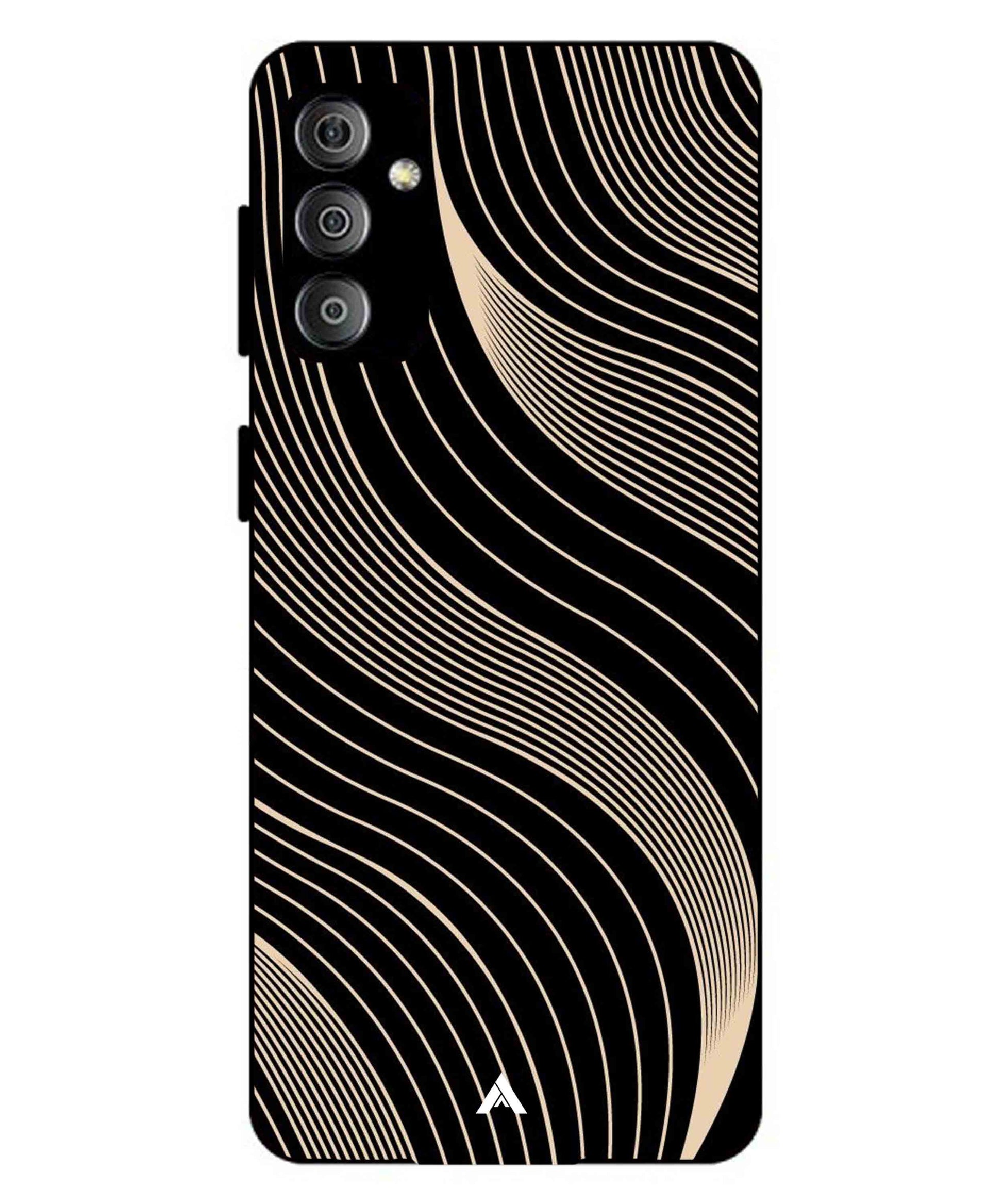 Stripe Pattern 13 Metal Back Cover Phone Case for Samsung Galaxy M23