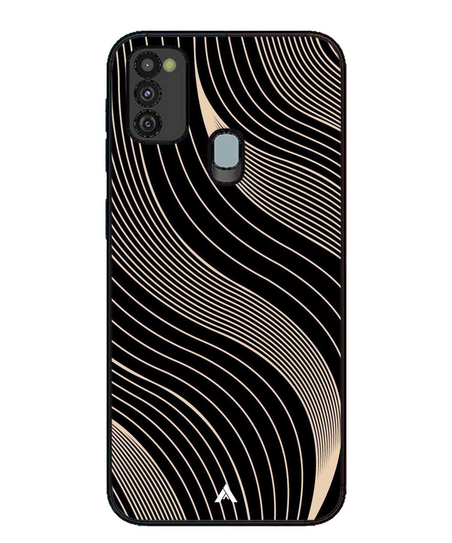 Stripe Pattern 13 Metal Back Cover Phone Case for Samsung Galaxy M30s