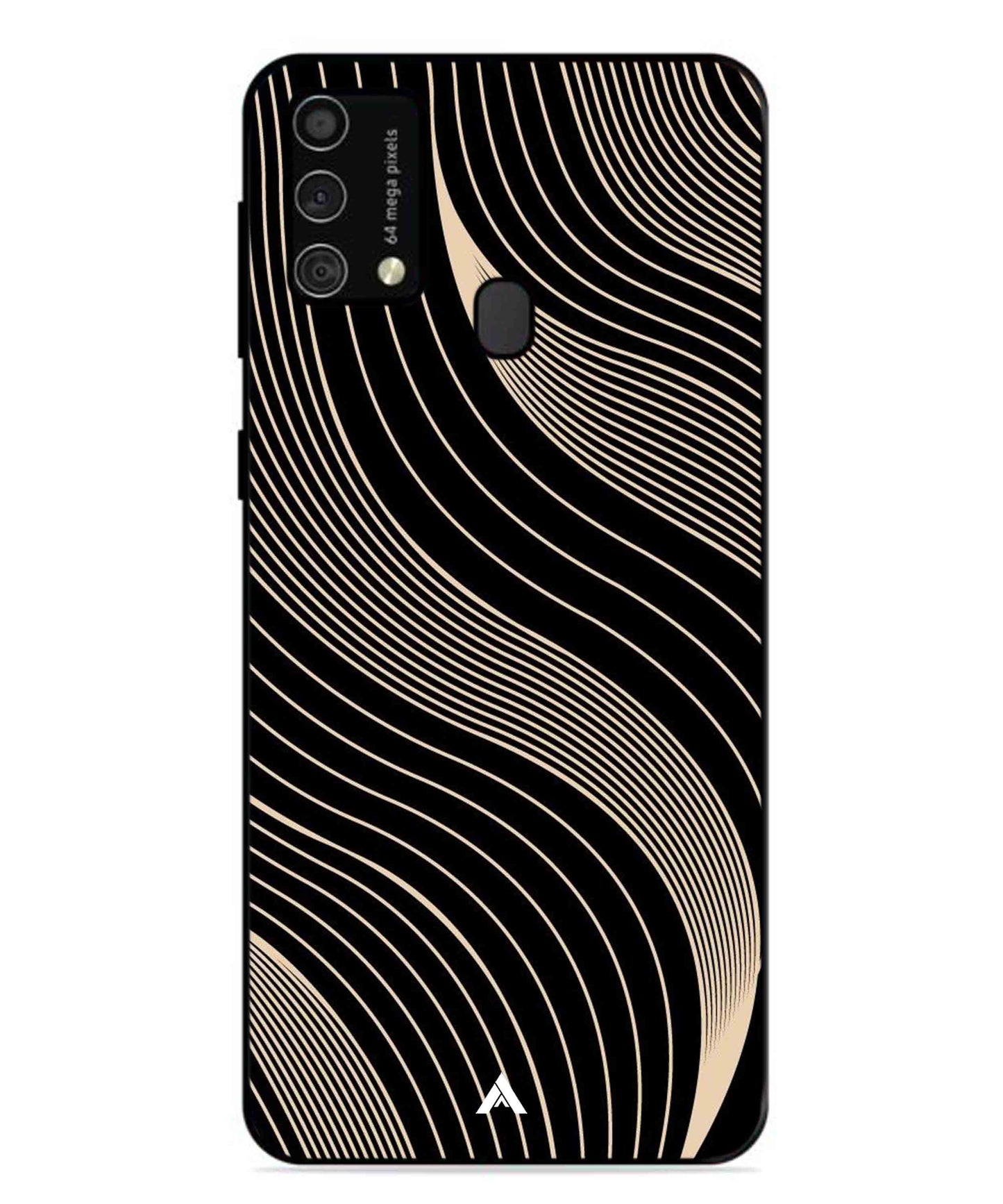 Stripe Pattern 13 Metal Back Cover Phone Case for Samsung Galaxy M31