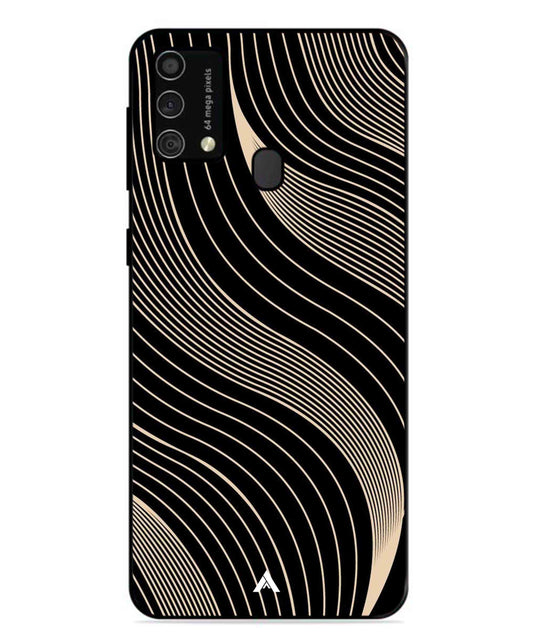 Stripe Pattern 13 Metal Back Cover Phone Case for Samsung Galaxy M31