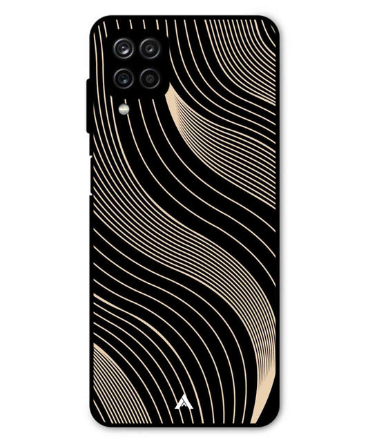 Stripe Pattern 13 Metal Back Cover Phone Case for Samsung Galaxy M33