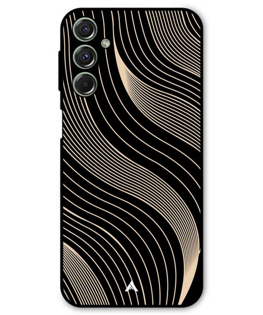 Stripe Pattern 13 Metal Back Cover Phone Case for Samsung Galaxy M34