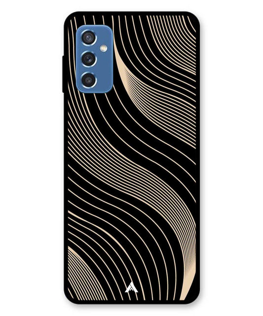 Stripe Pattern 13 Metal Back Cover Phone Case for Samsung Galaxy M52