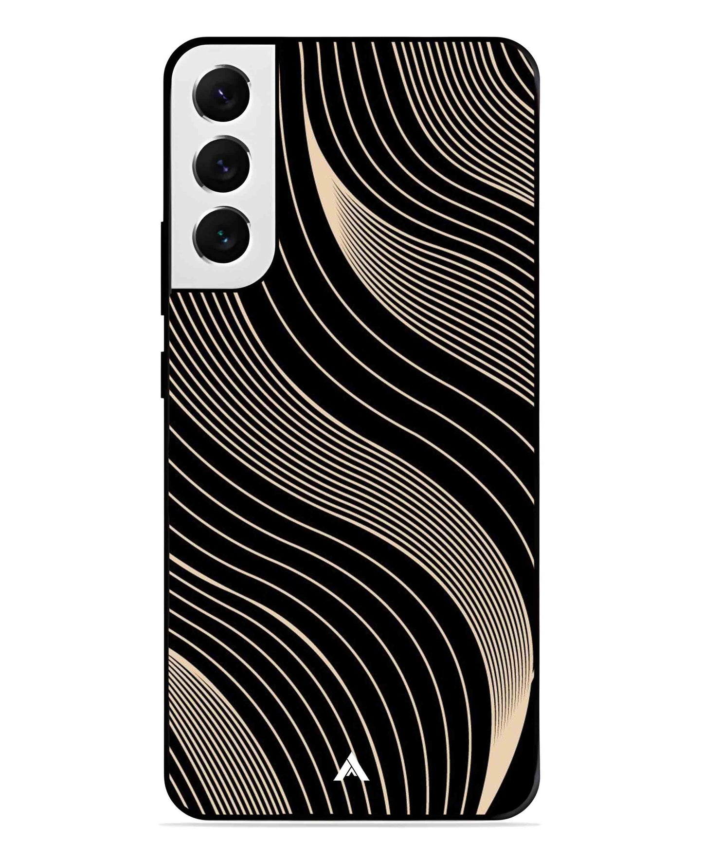 Stripe Pattern 13 Metal Back Cover Phone Case for Samsung Galaxy S21 Fe