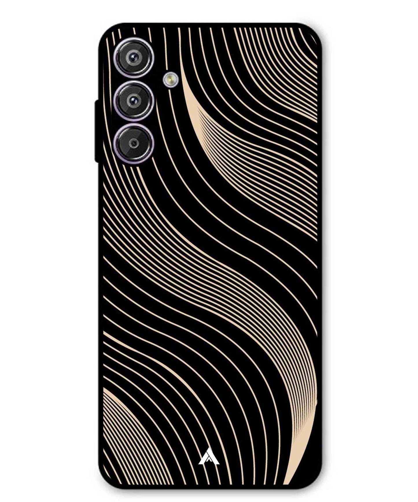 Stripe Pattern 13 Metal Back Cover Phone Case for Samsung Galaxy S25