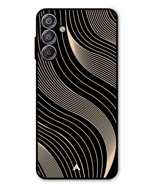Stripe Pattern 13 Metal Back Cover Phone Case for Samsung Galaxy S25