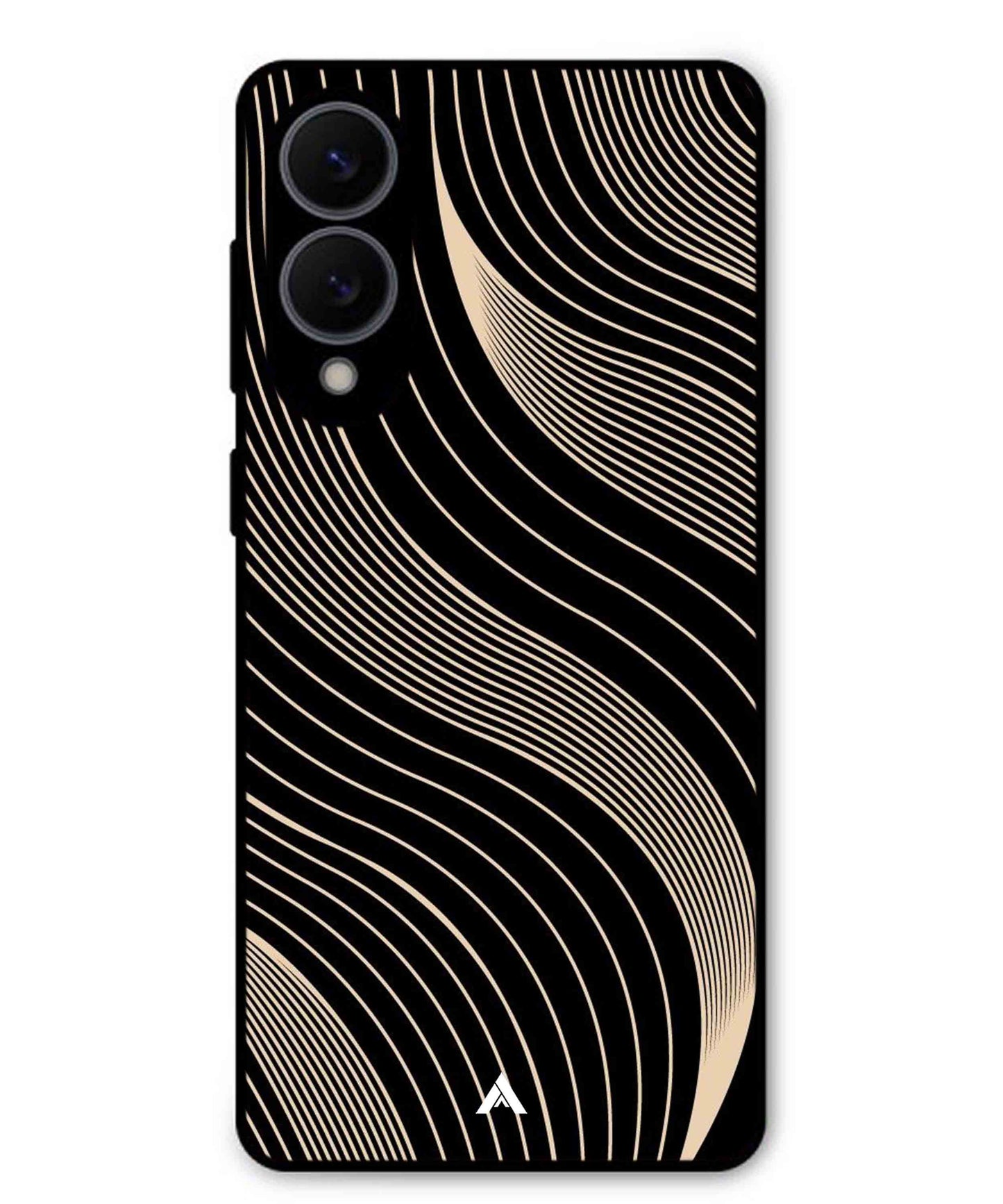 Stripe Pattern 13 Metal Back Cover Phone Case for Samsung Galaxy S25 Edge