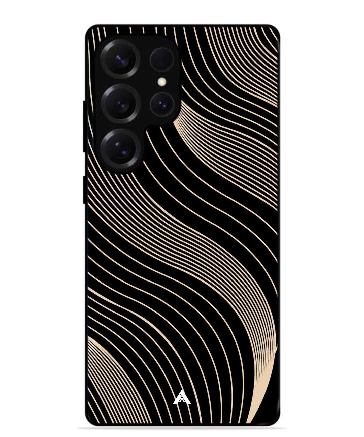 Stripe Pattern 13 Metal Back Cover Phone Case for Samsung Galaxy S25 Ultra