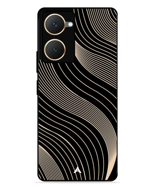 Stripe Pattern 13 Metal Back Cover Phone Case for Vivo Y18e