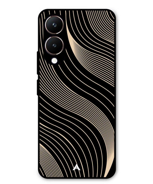 Stripe Pattern 13 Metal Back Cover Phone Case for Vivo Y28