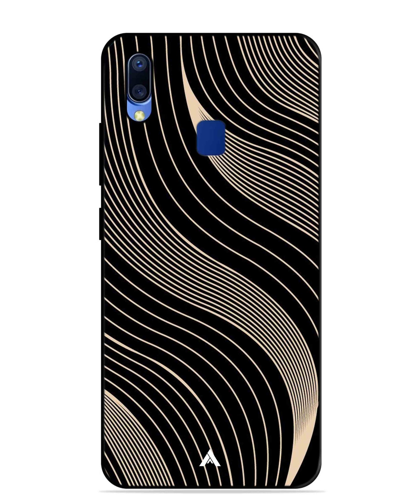 Stripe Pattern 13 Metal Back Cover Phone Case for Vivo Y95