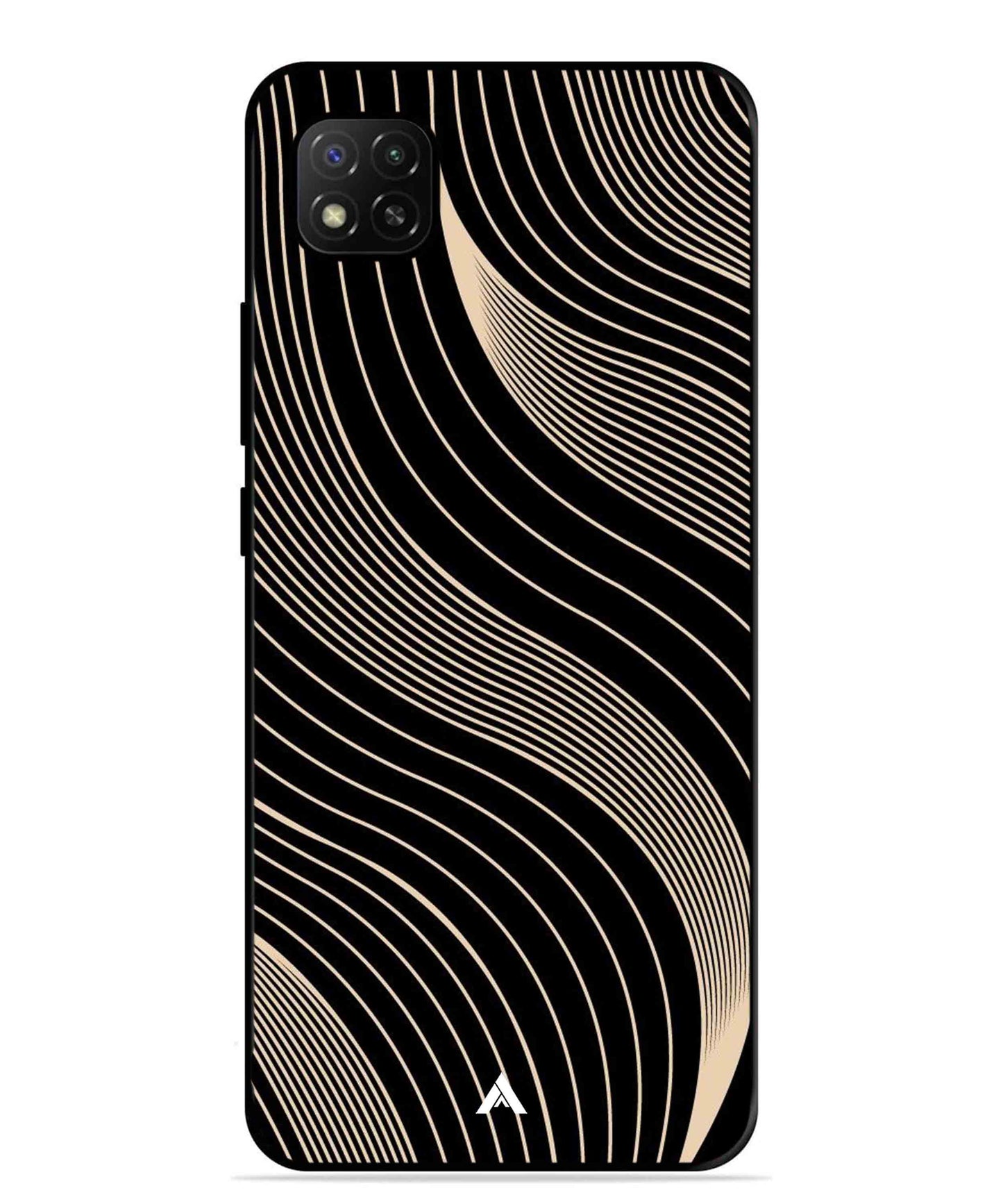 Stripe Pattern 13 Metal Back Cover Phone Case for Xiaomi Redmi 9C