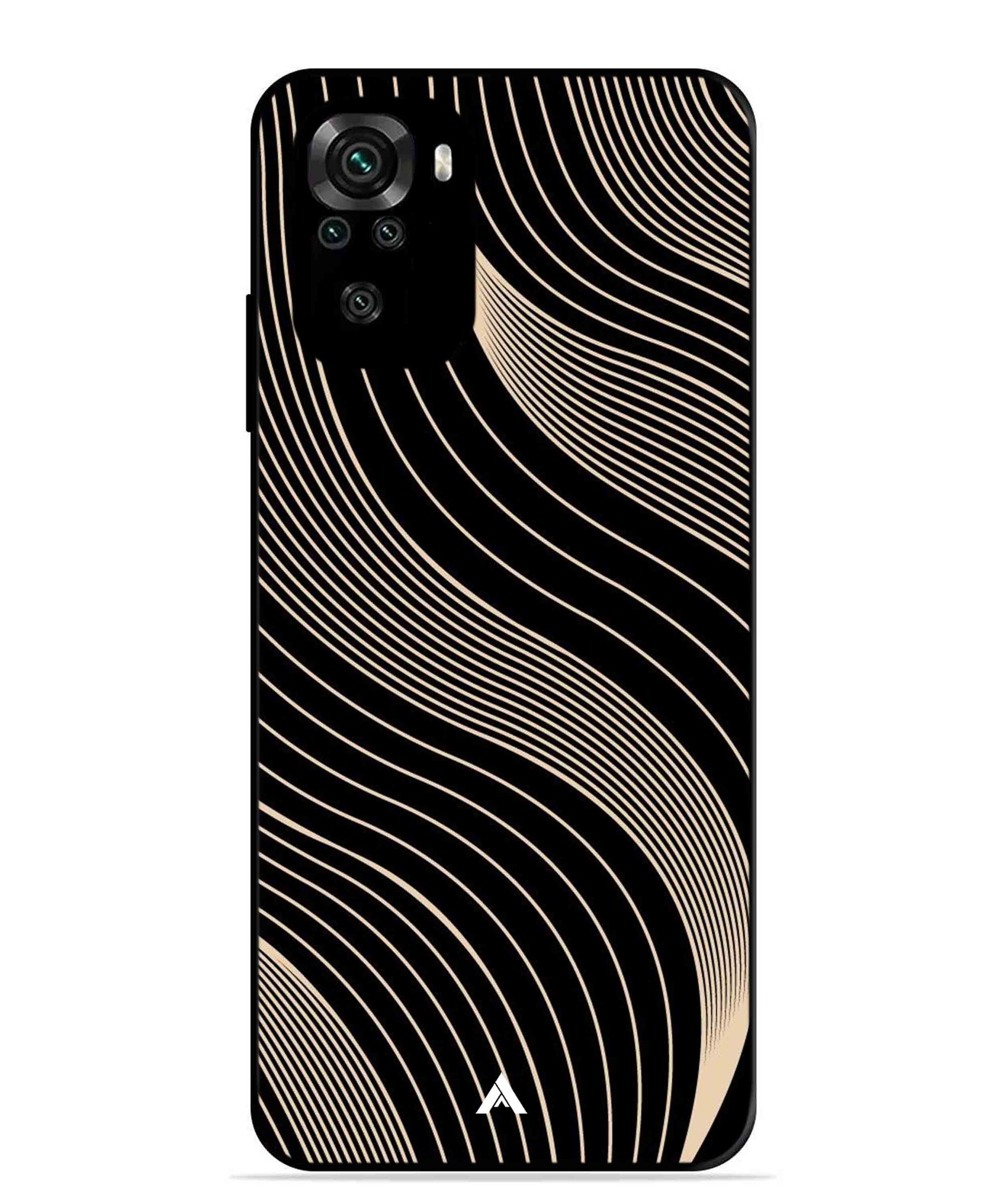 Stripe Pattern 13 Metal Back Cover Phone Case for Xiaomi Redmi Note 10S