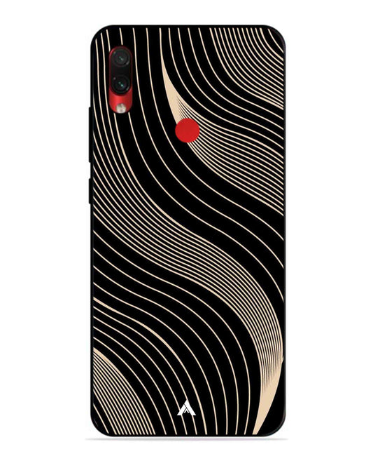 Stripe Pattern 13 Metal Back Cover Phone Case for Xiaomi Redmi Note 7s
