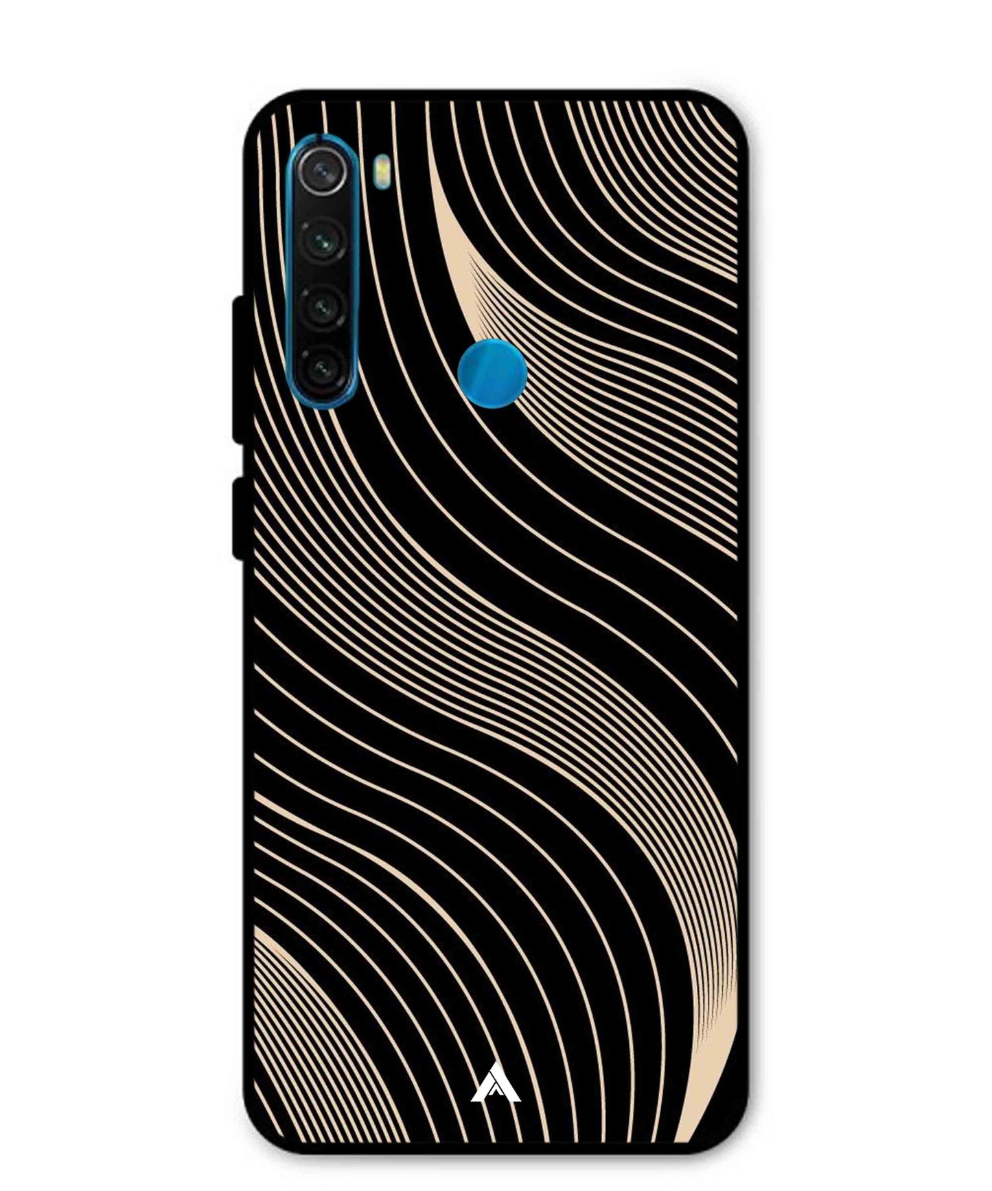 Stripe Pattern 13 Metal Back Cover Phone Case for Xiaomi Redmi Note 8