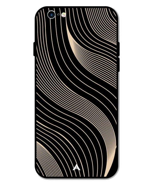 Stripe Pattern 13 Metal Back Cover Phone Case for iPhone 6s
