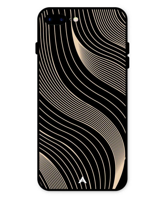 Stripe Pattern 13 Metal Back Cover Phone Case for iPhone 7 Plus