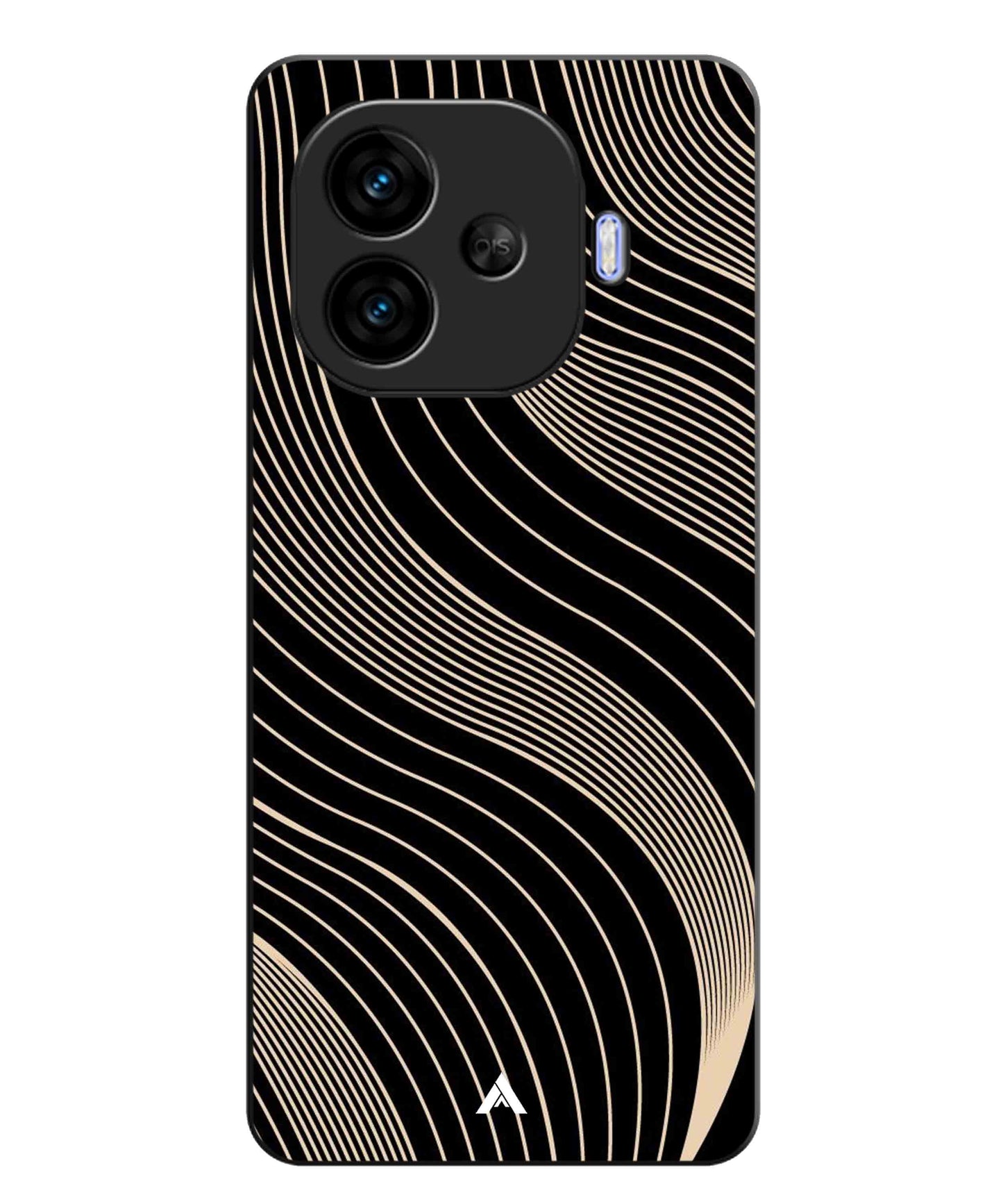 Stripe Pattern 13 Metal Back Cover Phone Case for iQOO Neo 10r