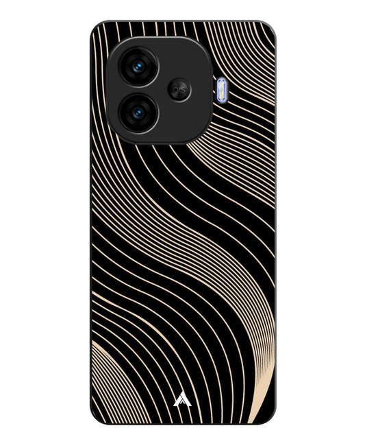 Stripe Pattern 13 Metal Back Cover Phone Case for iQOO Neo 10r