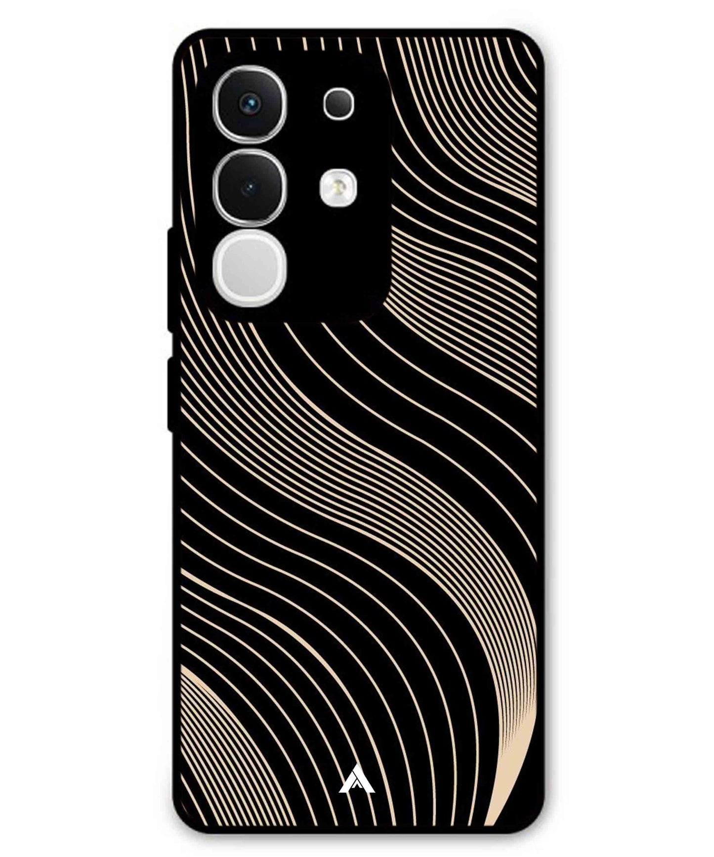 Stripe Pattern 13 Metal Back Cover Phone Case for iQOO Z10x