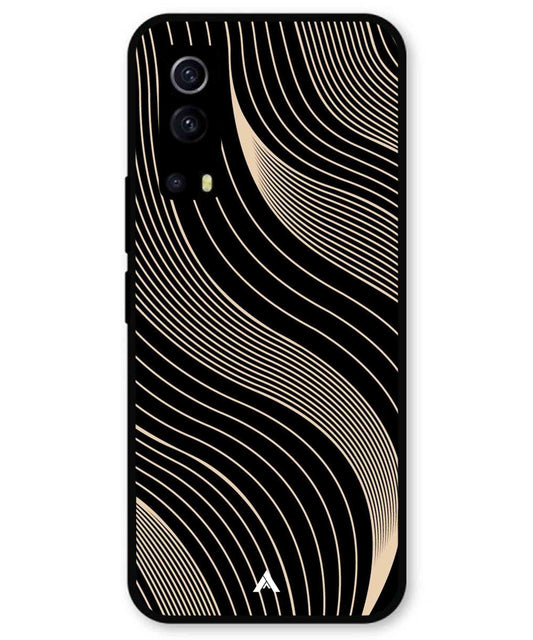 Stripe Pattern 13 Metal Back Cover Phone Case for iQOO Z3