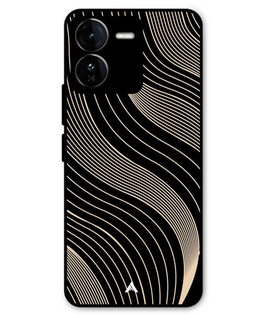 Stripe Pattern 13 Metal Back Cover Phone Case for iQOO Z9