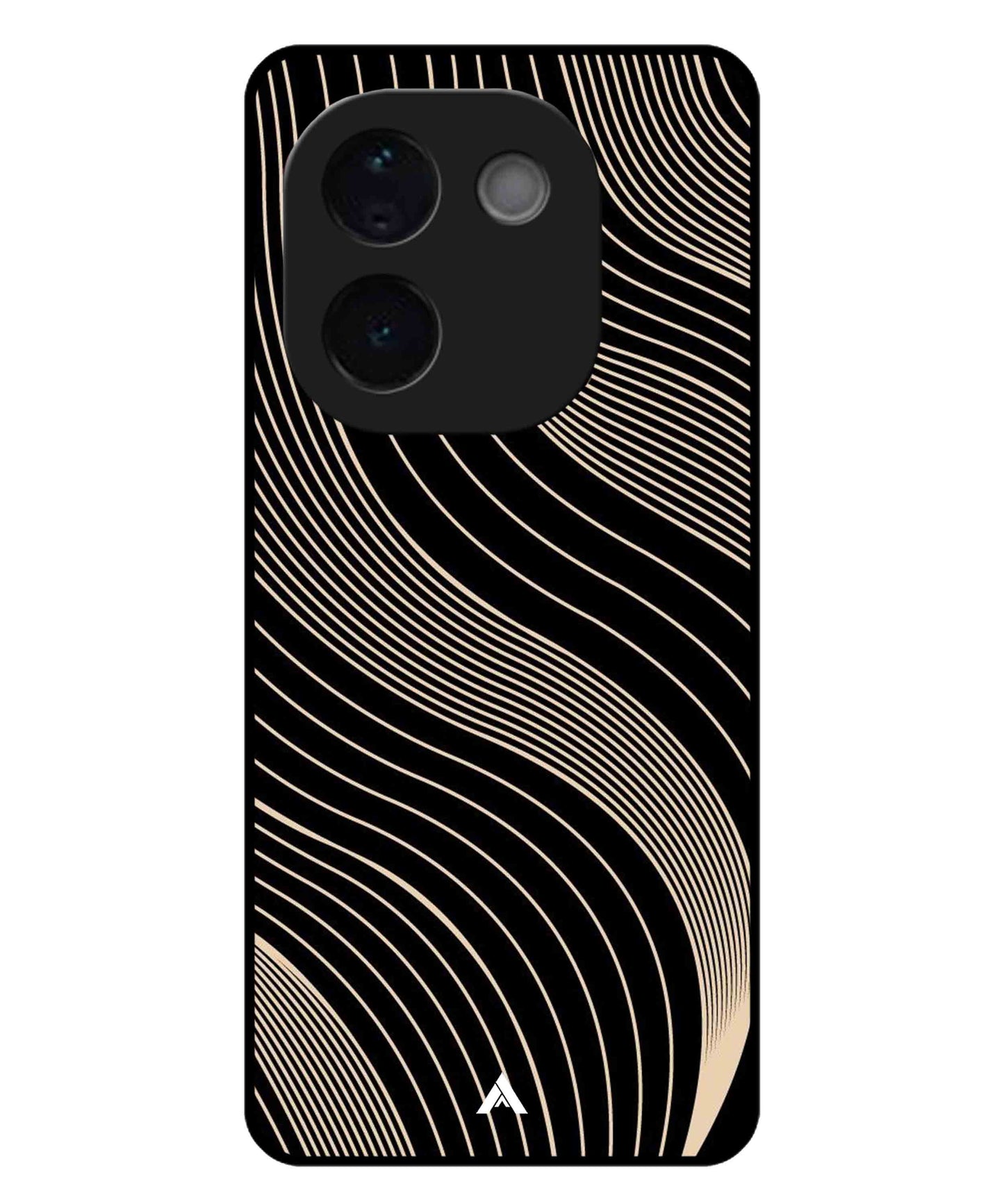 Stripe Pattern 13 Metal Back Cover Phone Case for iQOO Z9s Pro