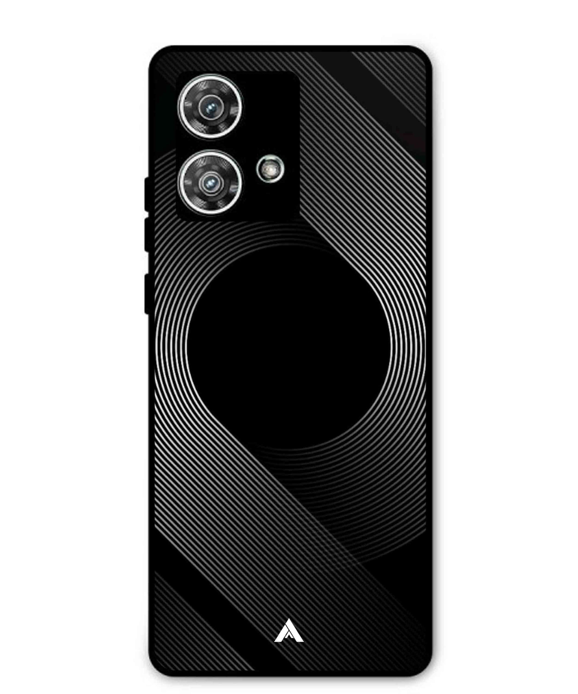 Stripe Pattern 14 Metal Back Cover Phone Case for Moto Edge 40 Neo