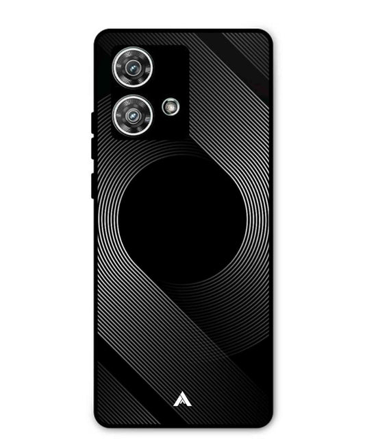 Stripe Pattern 14 Metal Back Cover Phone Case for Moto Edge 40 Neo