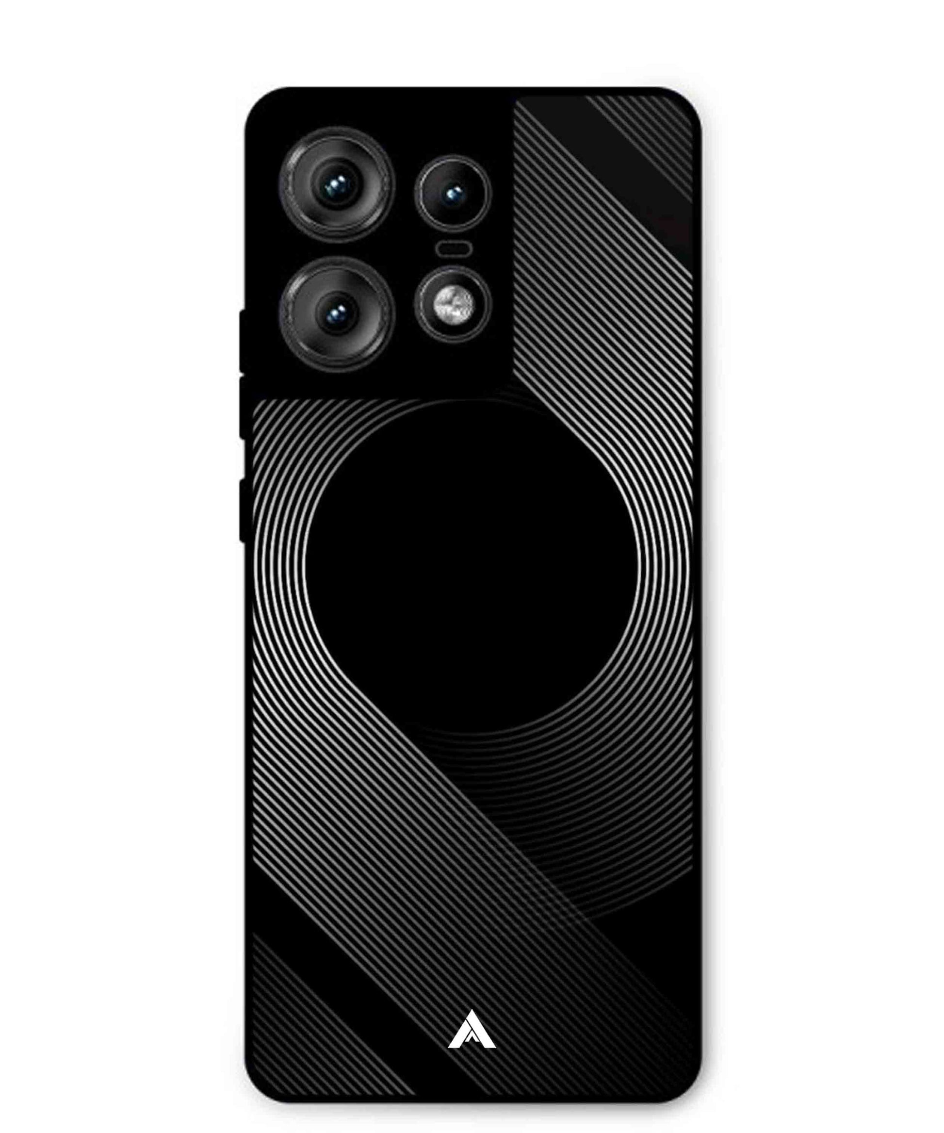 Stripe Pattern 14 Metal Back Cover Phone Case for Moto Edge 50 Pro