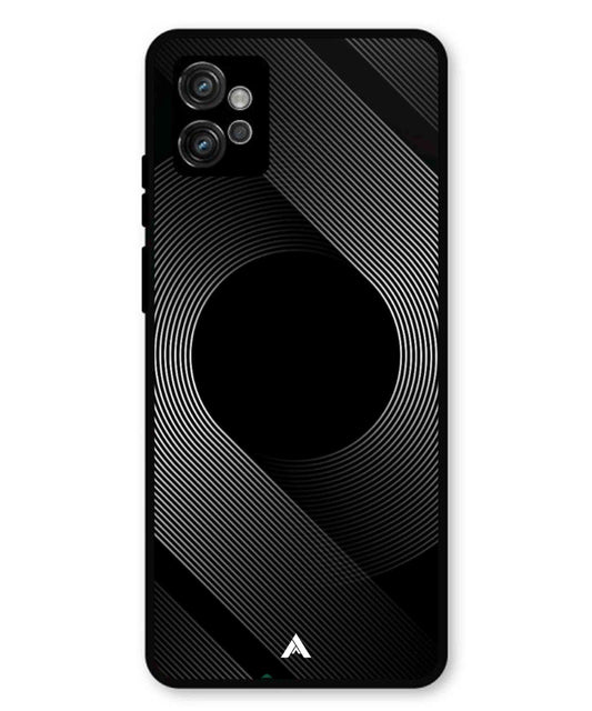 Stripe Pattern 14 Metal Back Cover Phone Case for Moto G32